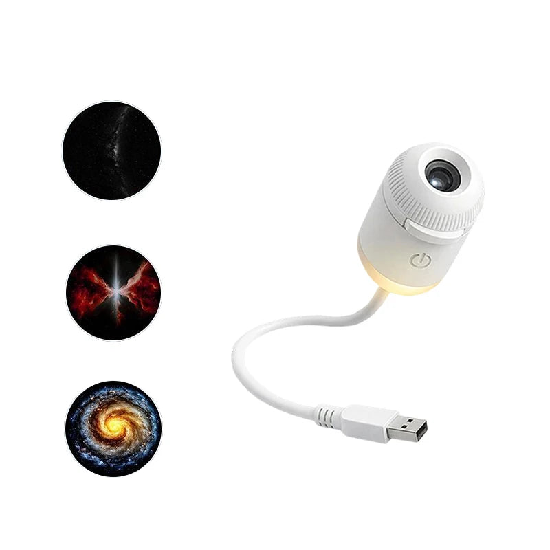 2 in 1 Dimmable Mini Star Projector Night Light Touch Control LED Galaxy Lamp for Bedroom Kids Sleep Room Decor Friends Gifts