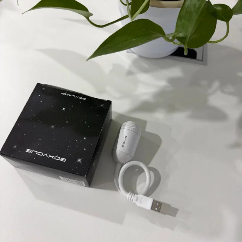 2 in 1 Dimmable Mini Star Projector Night Light Touch Control LED Galaxy Lamp for Bedroom Kids Sleep Room Decor Friends Gifts